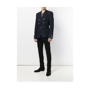 Balmain Double-Breasted Military Blazer